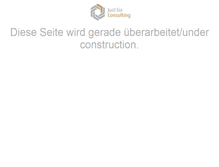 Tablet Screenshot of just-six.de